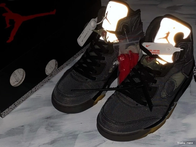 Rep Husky CT8480-001 x 5 Off-White Air Jordan Black 0706